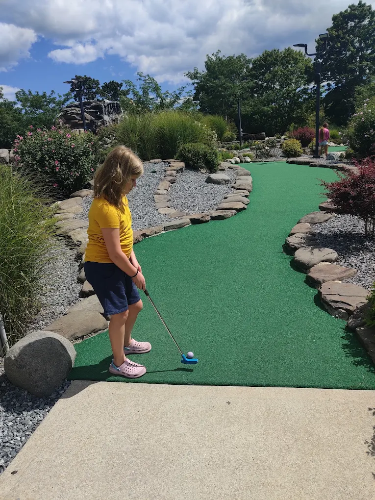 Line up the putt